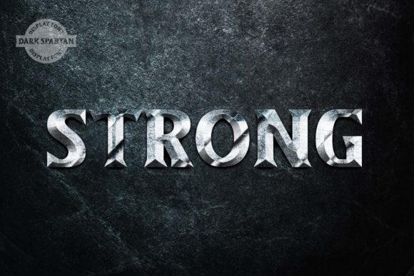 Dark Spartan Font - Preview 2