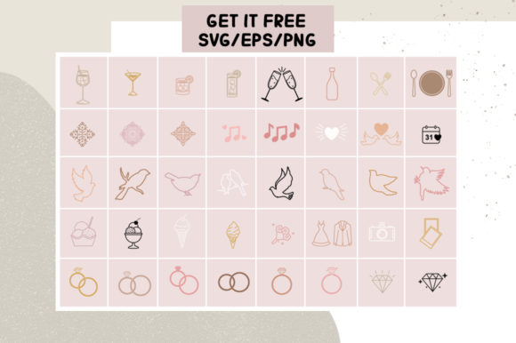 Signature Cocktails Duo Font PNG with transparent background - Preview 6