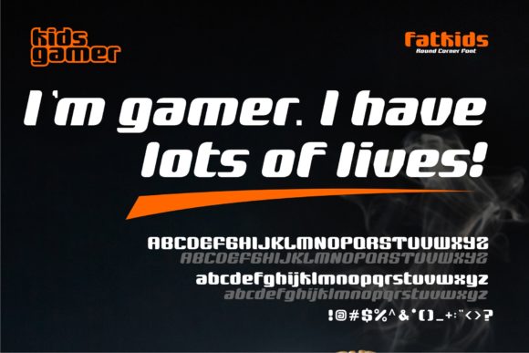 Fatkids Font PNG with transparent background - Preview 2