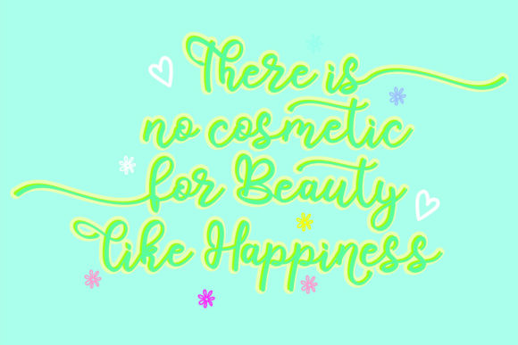 La Mas Bonita Font PNG with transparent background - Preview 1