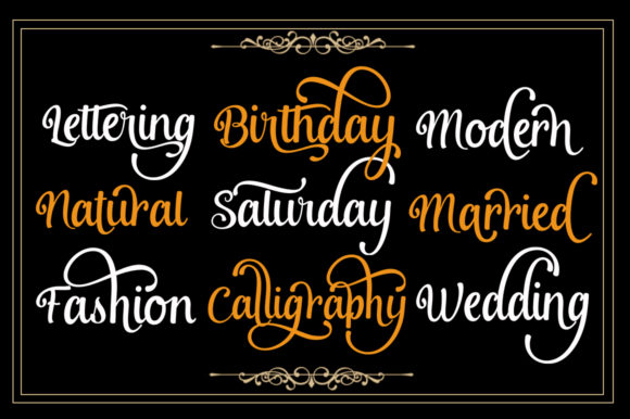 Misyalli Font PNG with transparent background - Preview 1