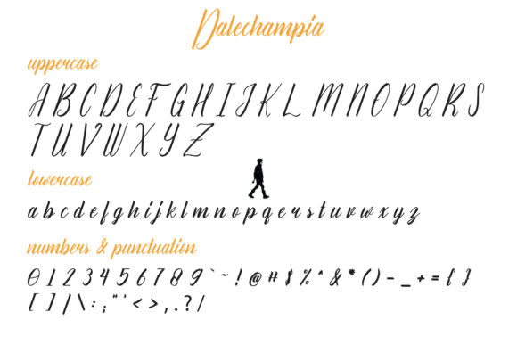 Dalechampia Font PNG with transparent background - Preview 3