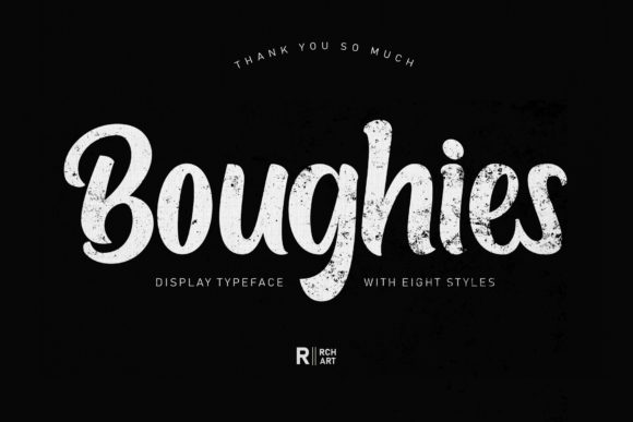 Boughies Font - Preview 2