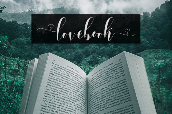 Love Henila Font PNG with transparent background - Preview 5