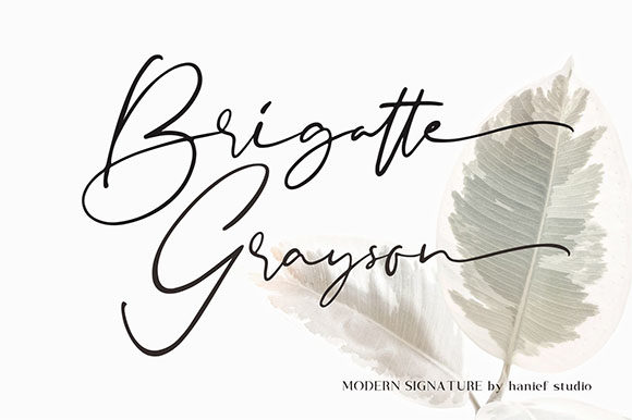 Binetta Signature Font - Preview 1