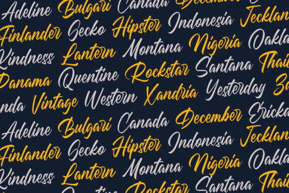 Signteria Font PNG with transparent background - Preview 3