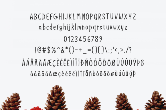 Epic Christmas Font PNG with transparent background - Preview 3