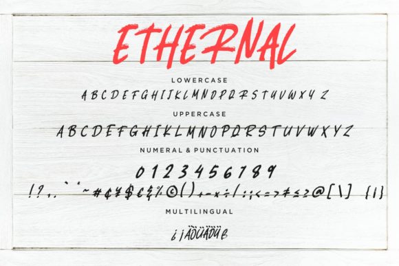 Ethernal Font - Preview 6
