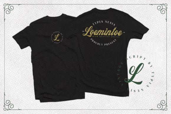 Loemintoe Font PNG with transparent background - Preview 4