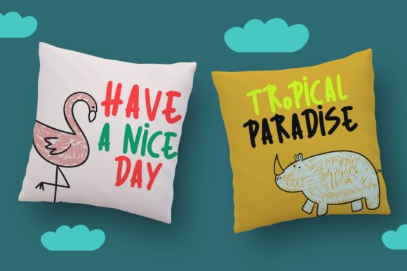 Manoline Font PNG with transparent background - Preview 4