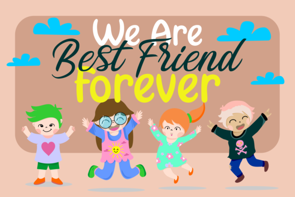 Misellia and Friend Duo Font PNG with transparent background - Preview 3