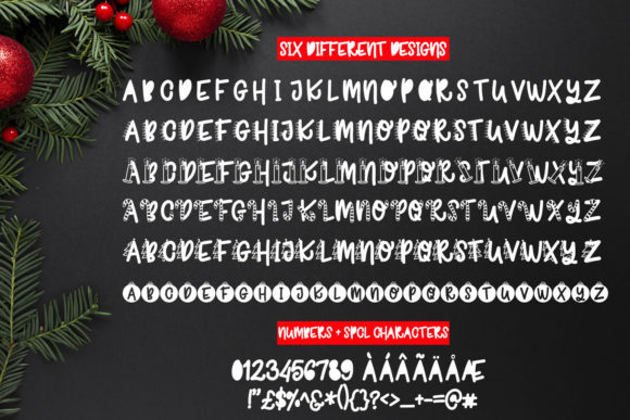 Joyeux Noel Font PNG with transparent background - Preview 1