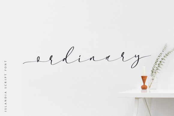 Islandia Font PNG with transparent background - Preview 2