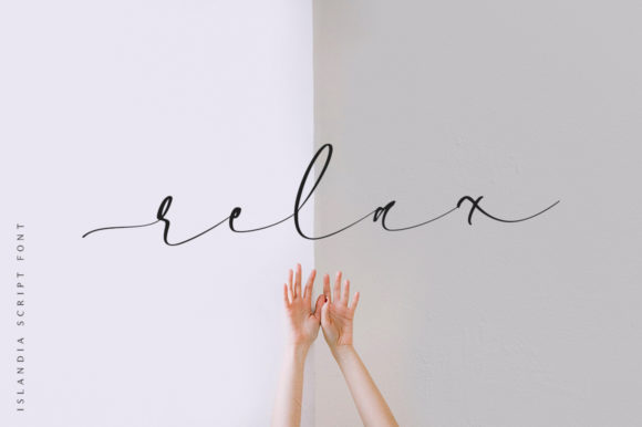 Islandia Font PNG with transparent background - Preview 3