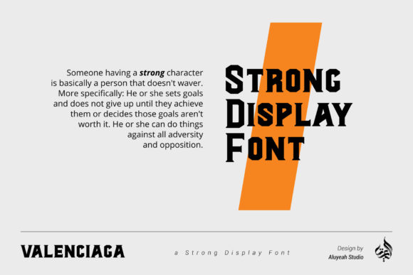 AL Valenciaga Font - Preview 1