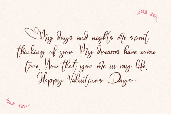 Brenda Valentine Font PNG with transparent background - Preview 1