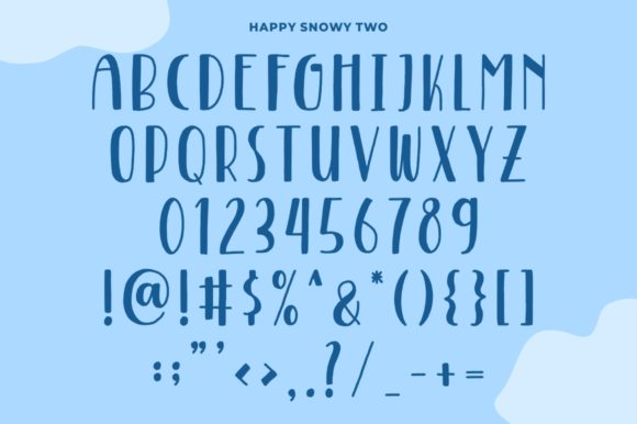 Happy Snowy Font - Preview 3
