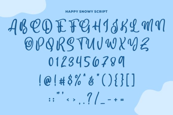 Happy Snowy Font - Preview 4