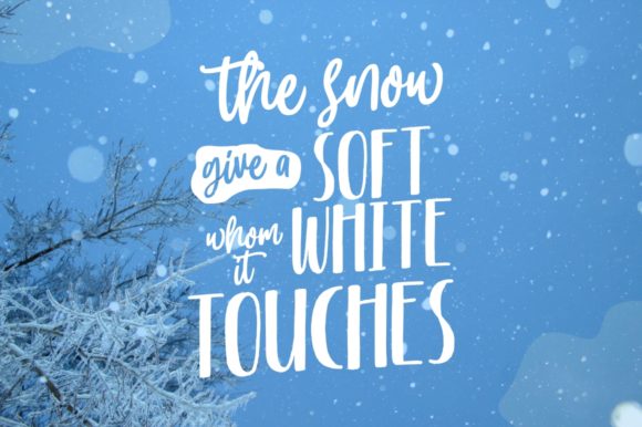 Happy Snowy Font - Preview 5