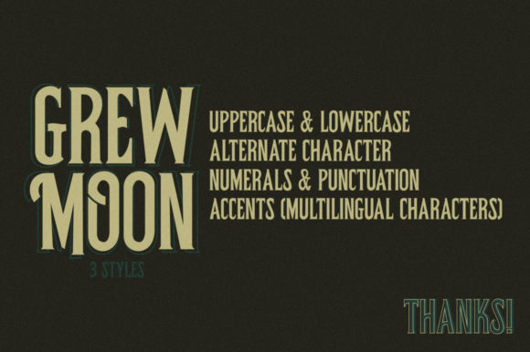 Grewmoon Font - Preview 6