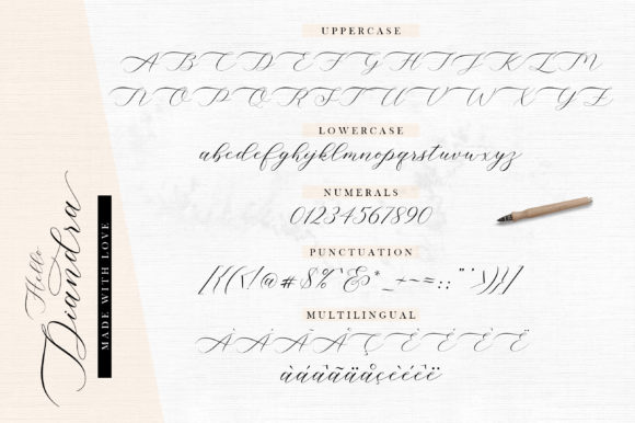 Hello Diandra Font - Preview 5