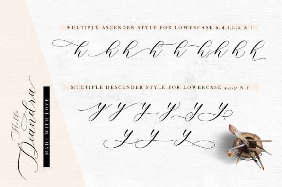 Hello Diandra Font - Preview 6