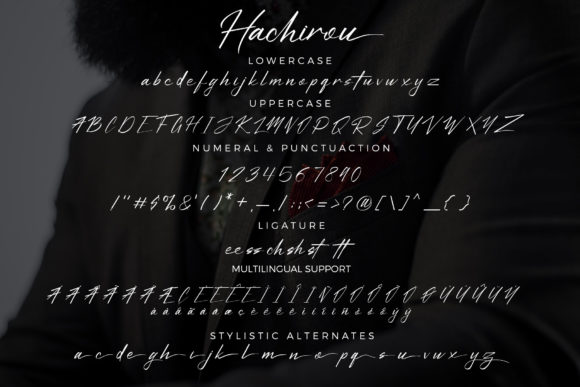 Hachirou Font PNG with transparent background - Preview 6