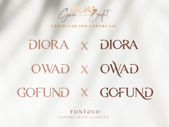 Diora Duo Font - Preview 1