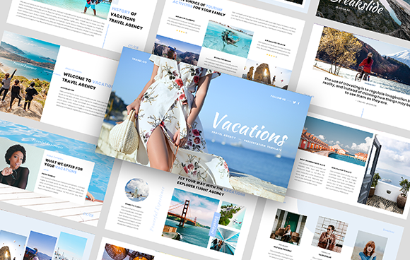 Plantilla de Google Slides para Agencia de Viajes Vacacionales
