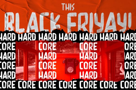 Hardcore Font - Preview 2