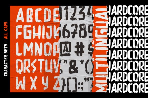 Hardcore Font - Preview 5