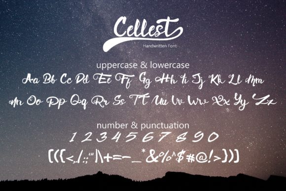 Cellest Font - Preview 5