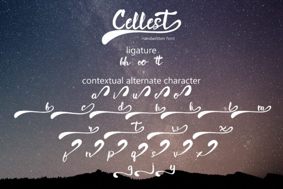 Cellest Font - Preview 6