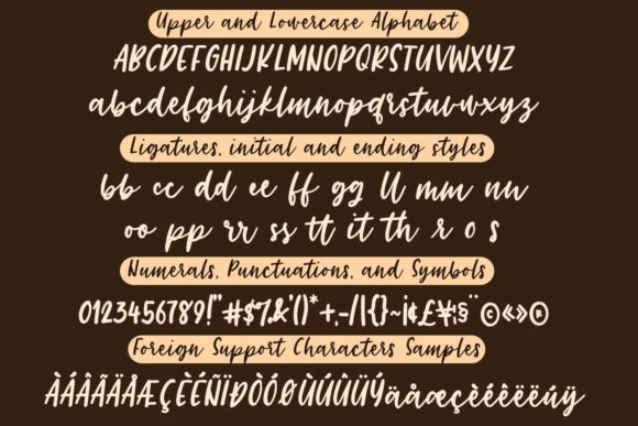 Choco Vanilla Font - Preview 3