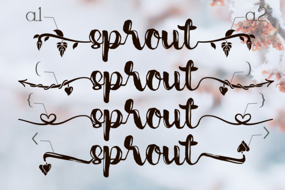 Bine Font PNG with transparent background - Preview 1
