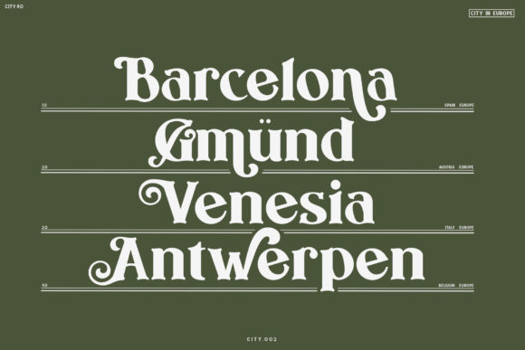 Benaco Font - Preview 2