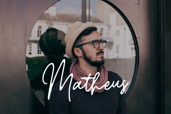 Gatheline Font PNG with transparent background - Preview 4