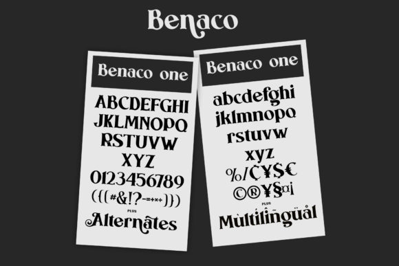 Benaco Font - Preview 6