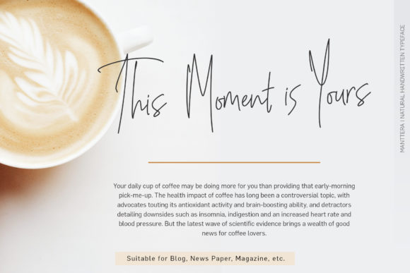 Manterra Font PNG with transparent background - Preview 1