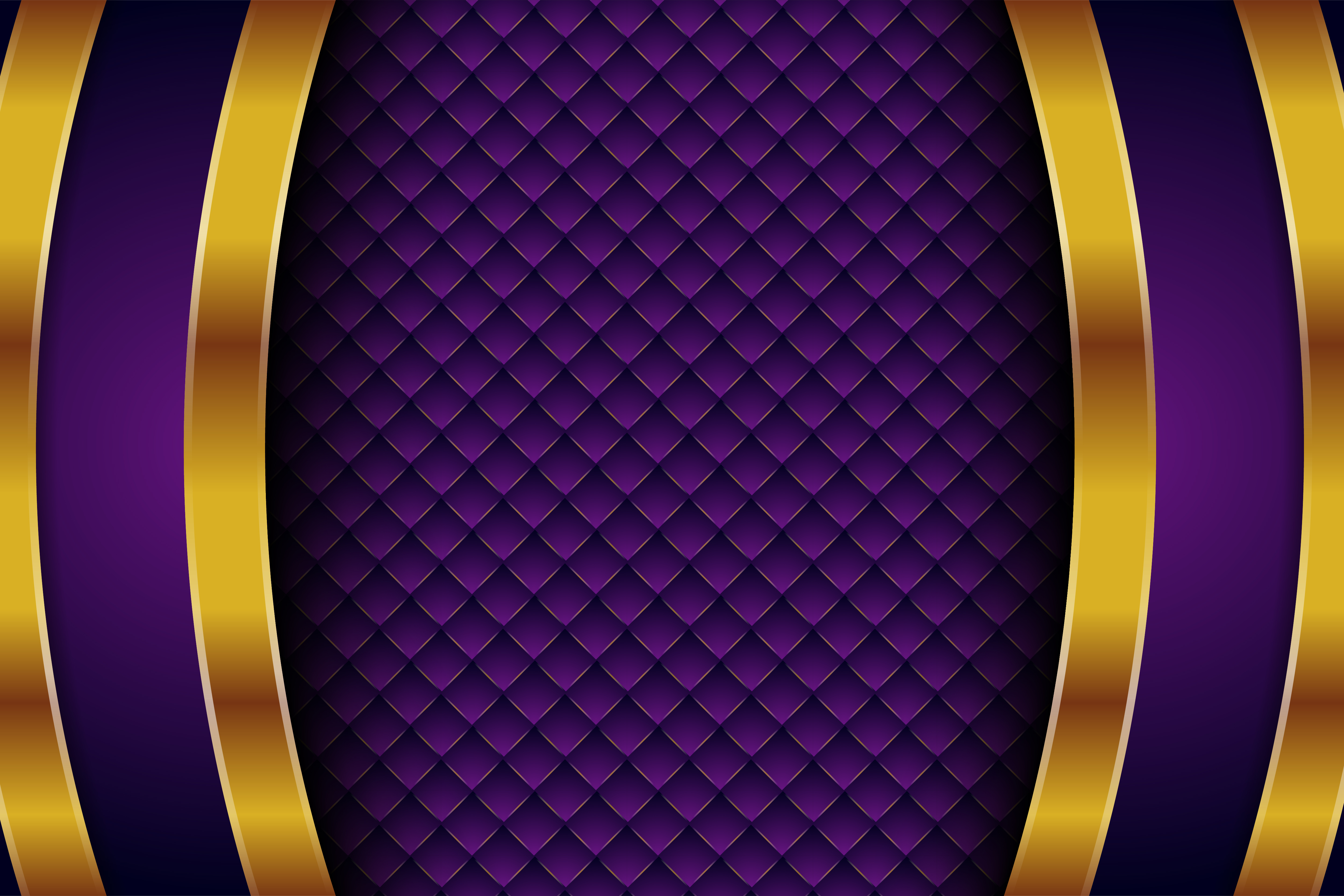 Purple Gold Background Square Pattern 2