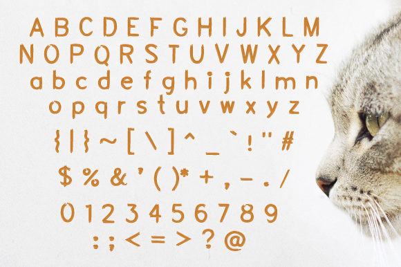 Catguaret Font - Preview 4