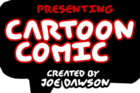 Cartoon Comic Font PNG with transparent background - Preview 1