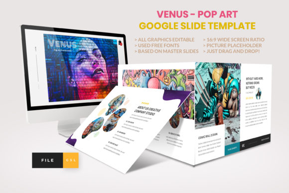 Pop Art - Creative Google Slide Template