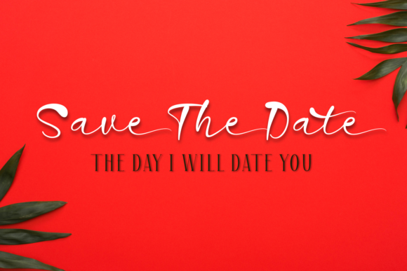Rosellia Font PNG with transparent background - Preview 1