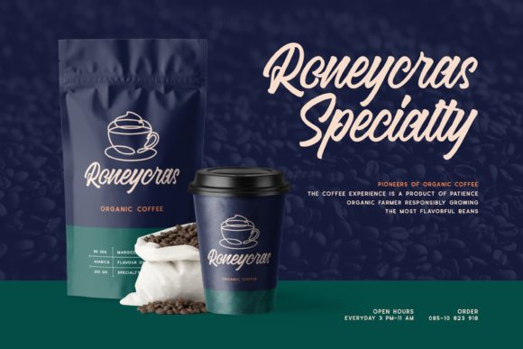 Justoma Font PNG with transparent background - Preview 1