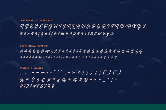 Justoma Font PNG with transparent background - Preview 5
