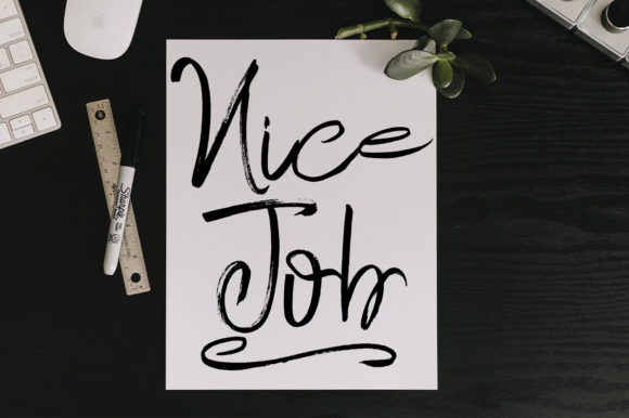 Pastime Font PNG with transparent background - Preview 2