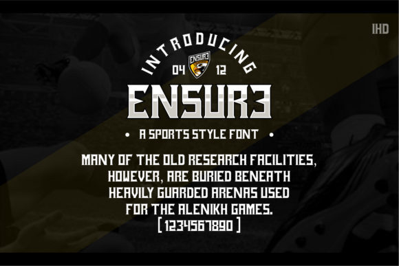 Ensure Font - Preview 1