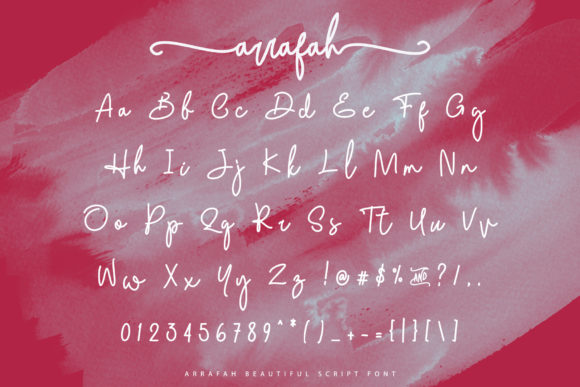 Arrafah Font - Preview 6