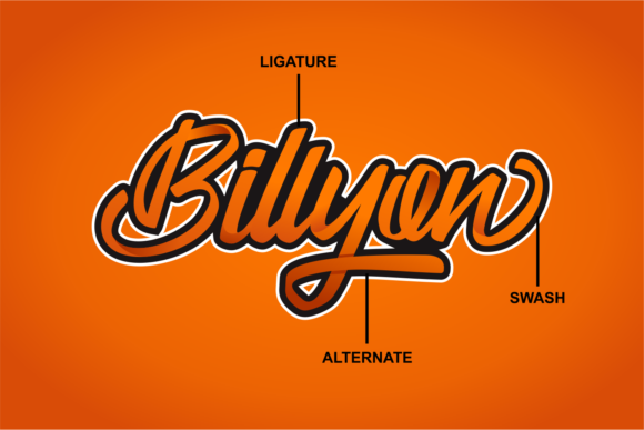 Billyon Font - Preview 3